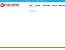 Tablet Screenshot of core-uae.com